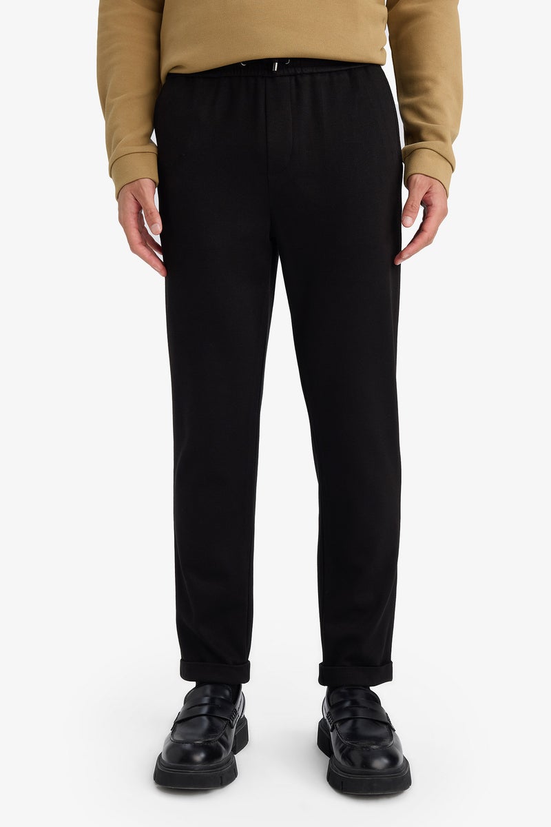 DeFacto Black Man Tailored Fit Trousers Casual - Image 3